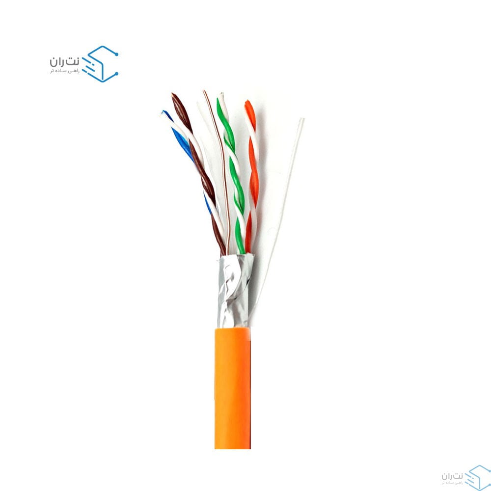 قیمت و خرید کابل شبکه نگزنس Cat6 FTP روکش PVC تست فلوک چنل | نت‌ ران